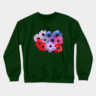 Anemone Flower Crewneck Sweatshirt